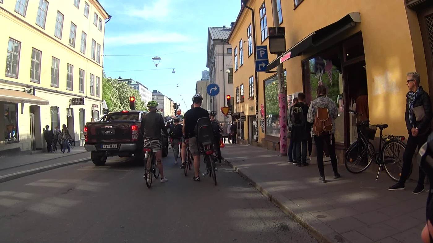 Påbjuden högersväng på Götgatan