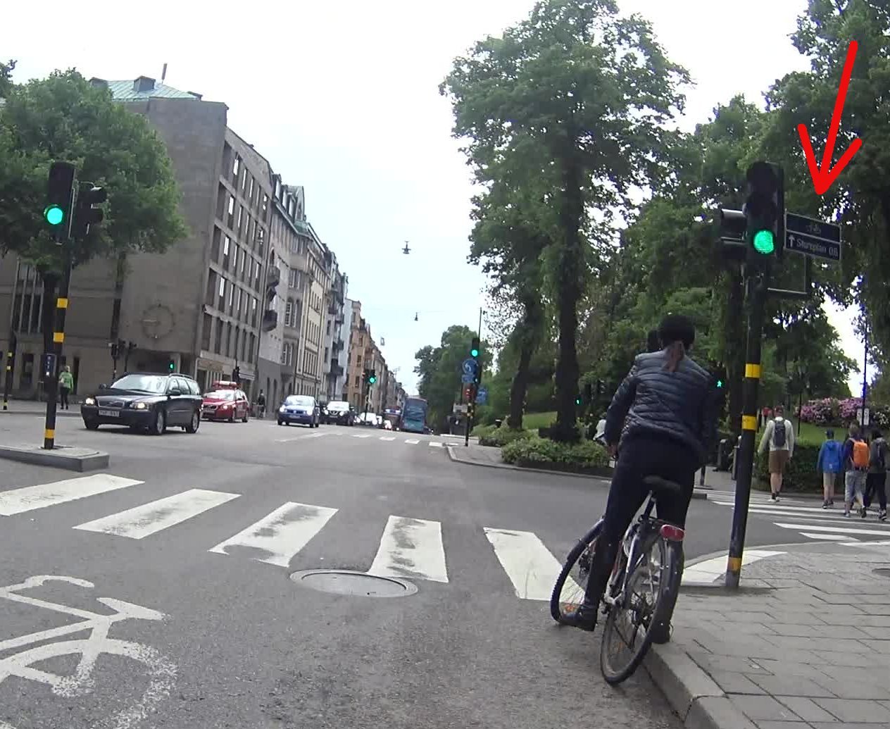 Sturegatan, avstånd 0,5 km till Stureplan