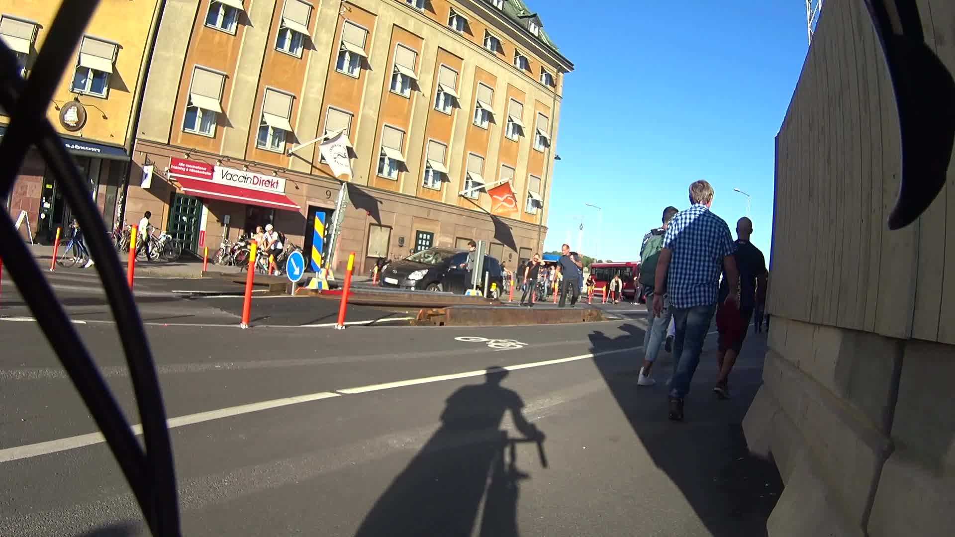 Bil som kört fast