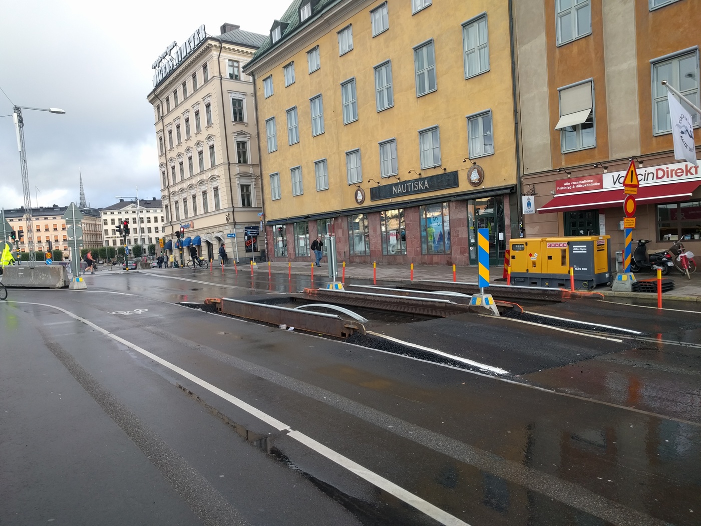 Spårviddshinder, Slussplan
