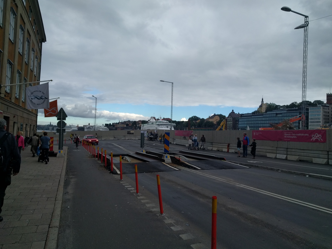 Spårviddshinder, Slussplan