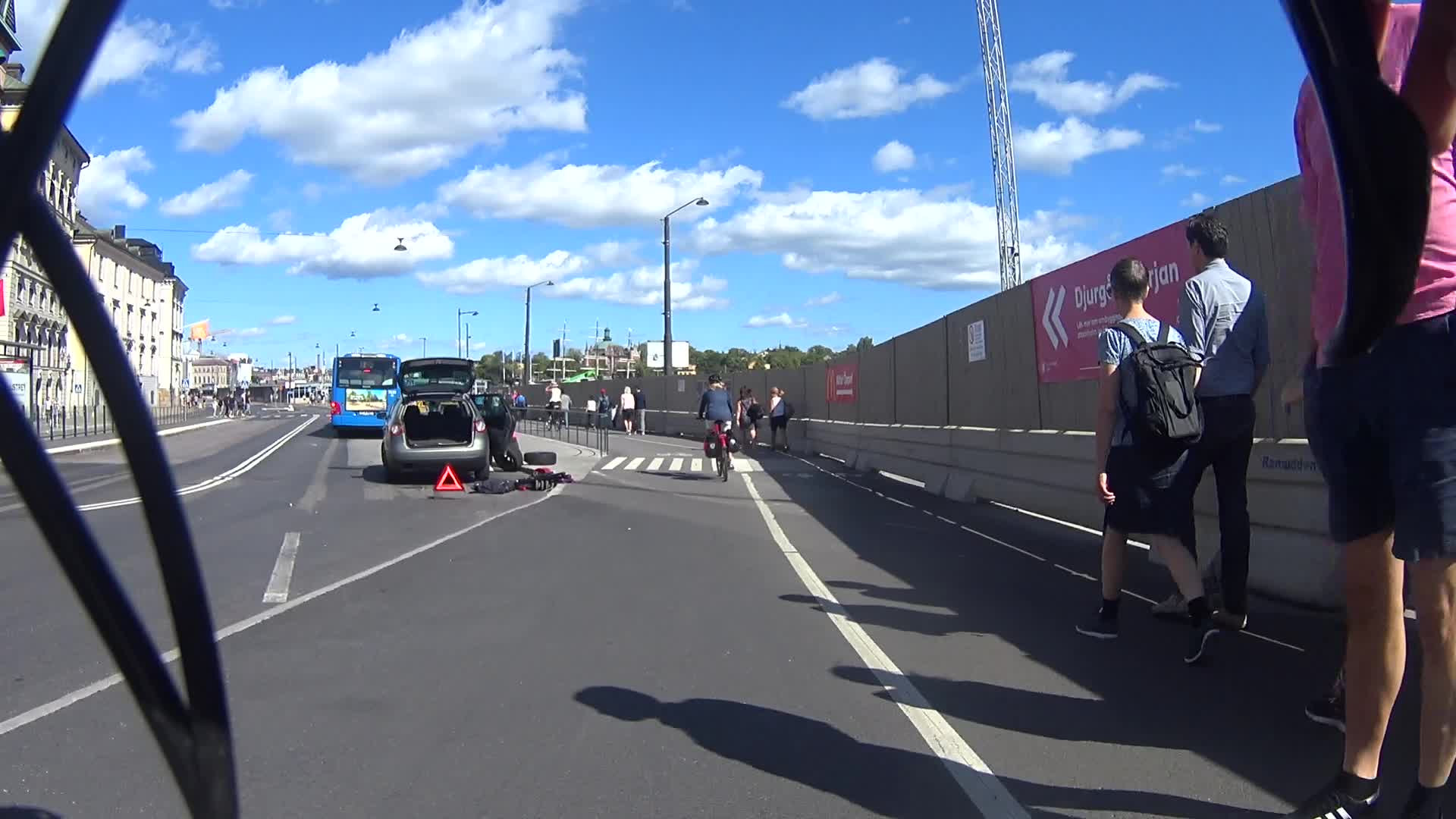 Byte av däck, Slussplan