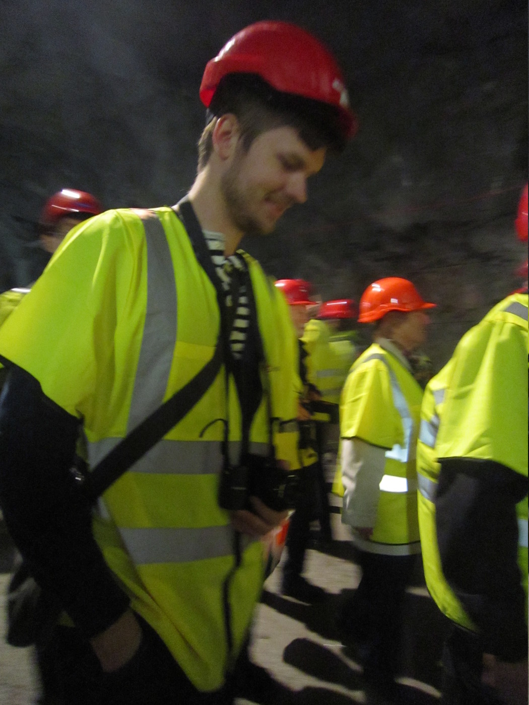 Rundvandring i arbetstunneln, 2012