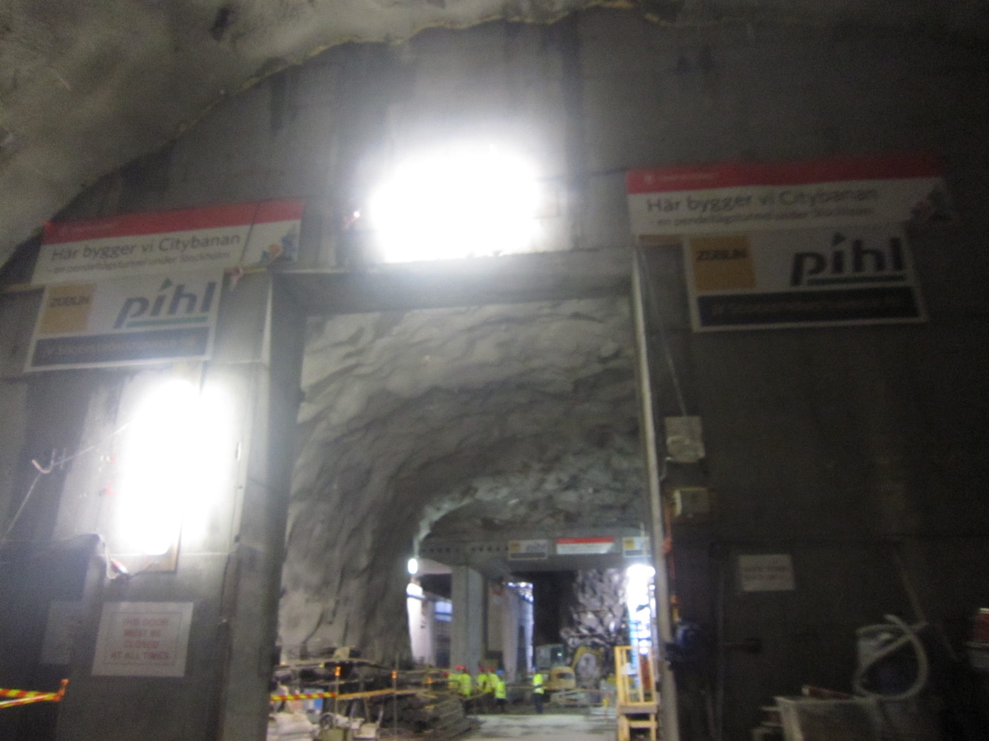 Utblick mot tunneln under vattnet