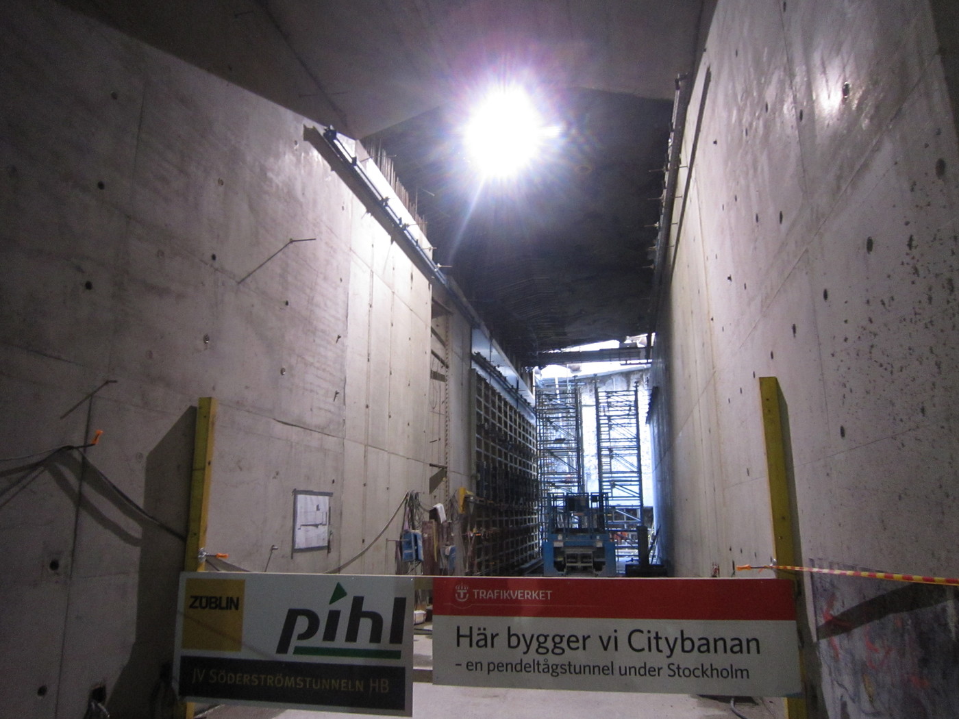 Servicetunneln, 2012