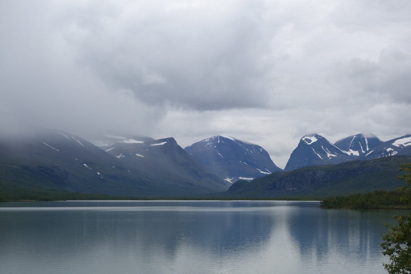 Vy från Lap Dånalds mot Kebnekaise