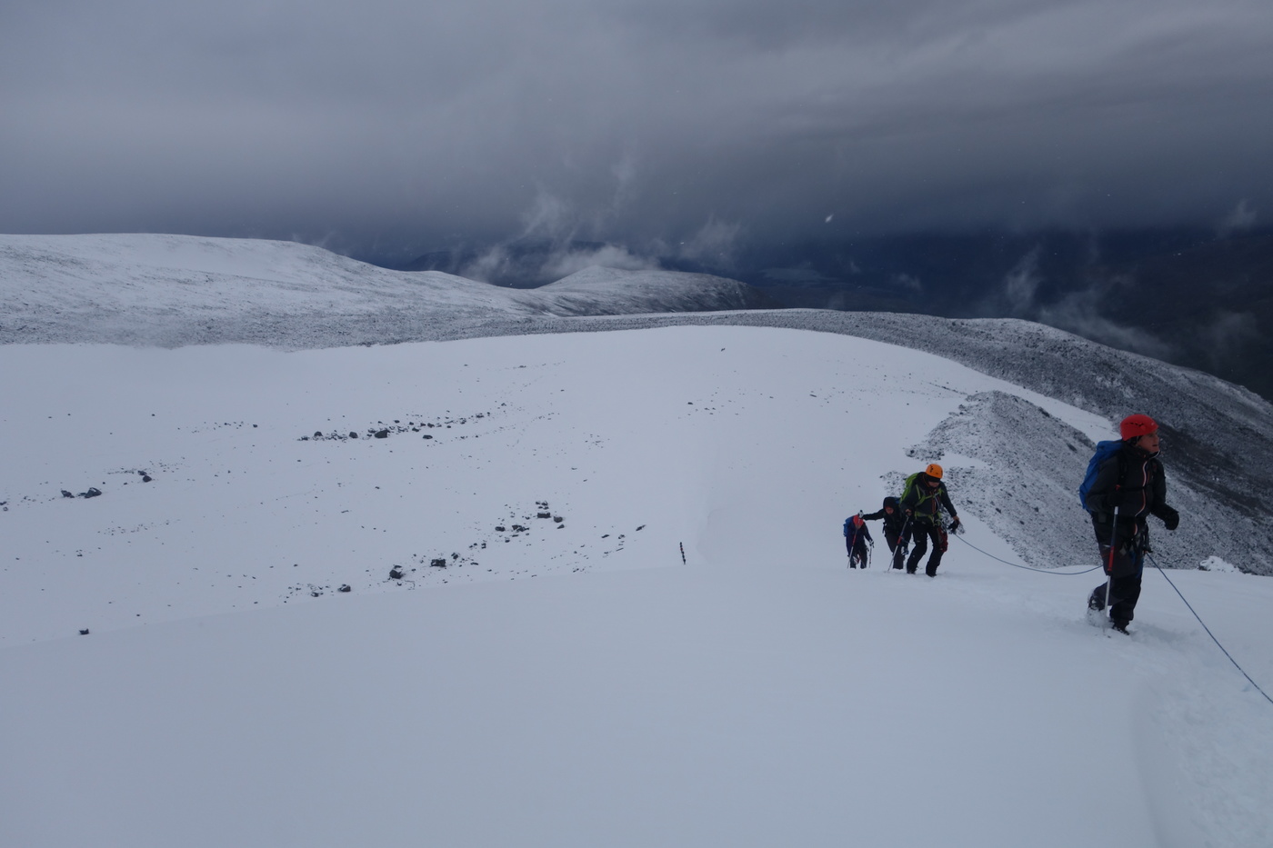 Blick bakåt över Björlings glaciär