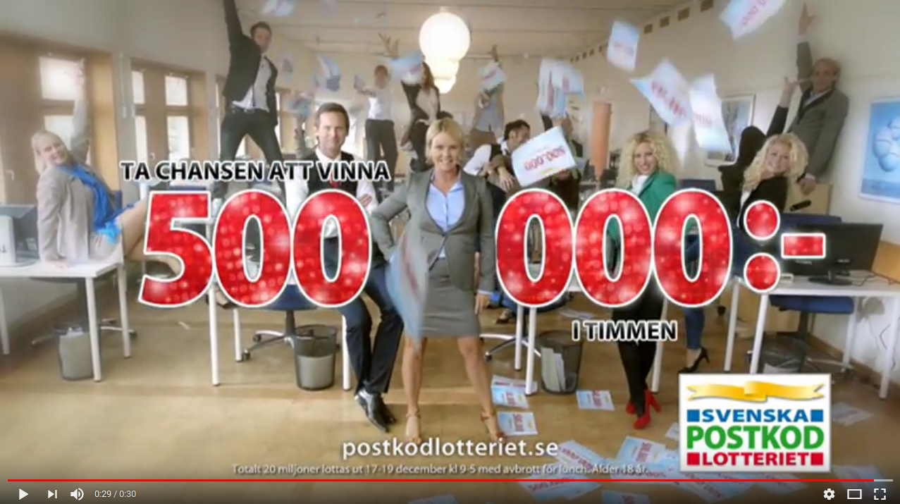 En halv miljon i timmen