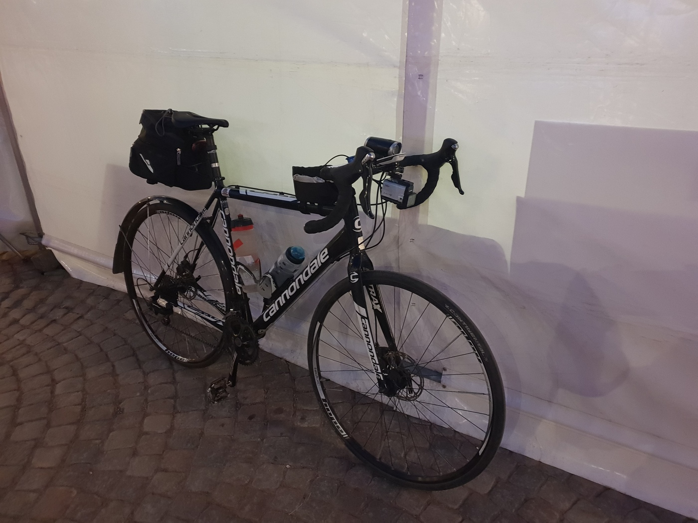 Cykeln redo vid starten