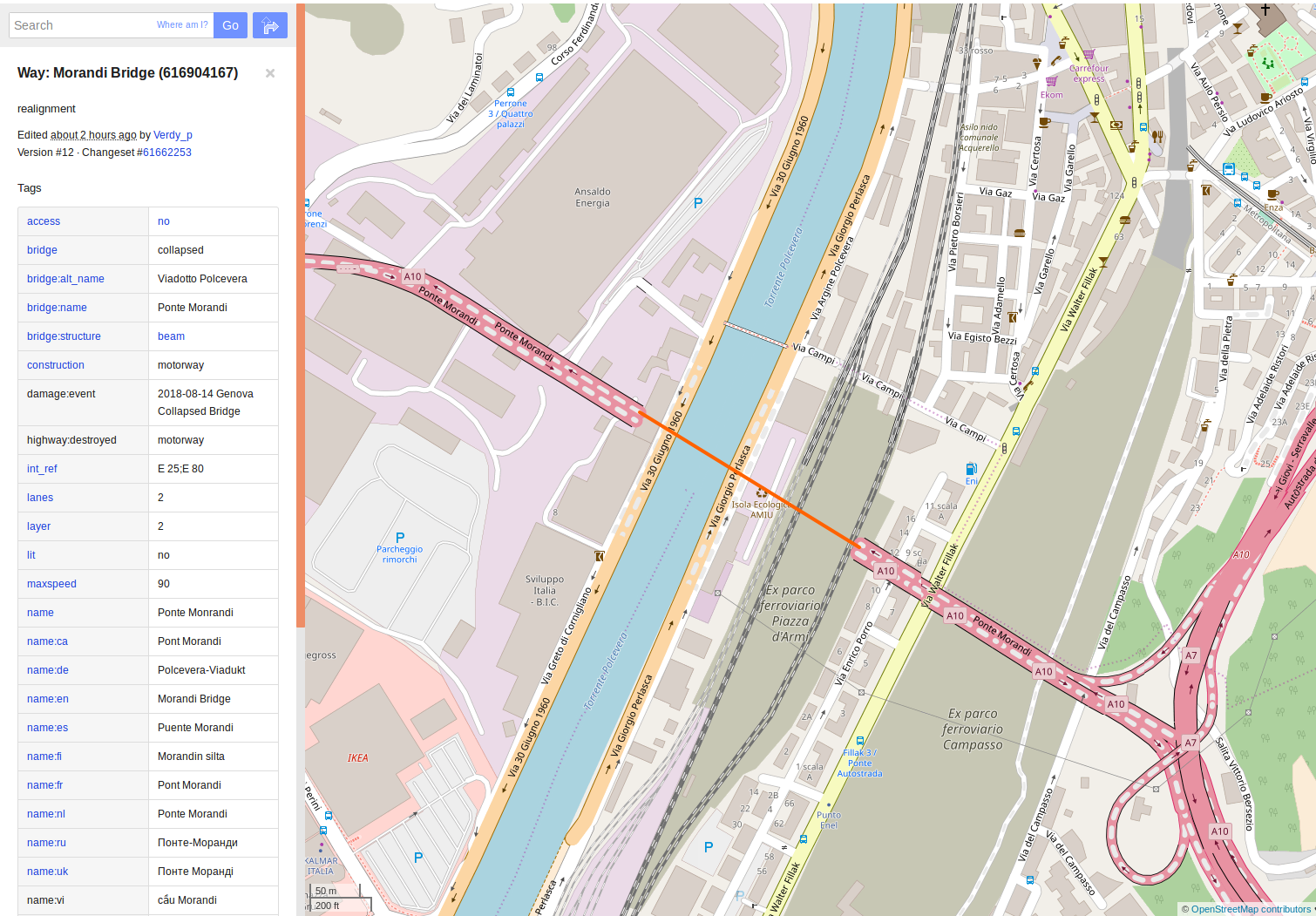 Mer detaljerad info om sträckan